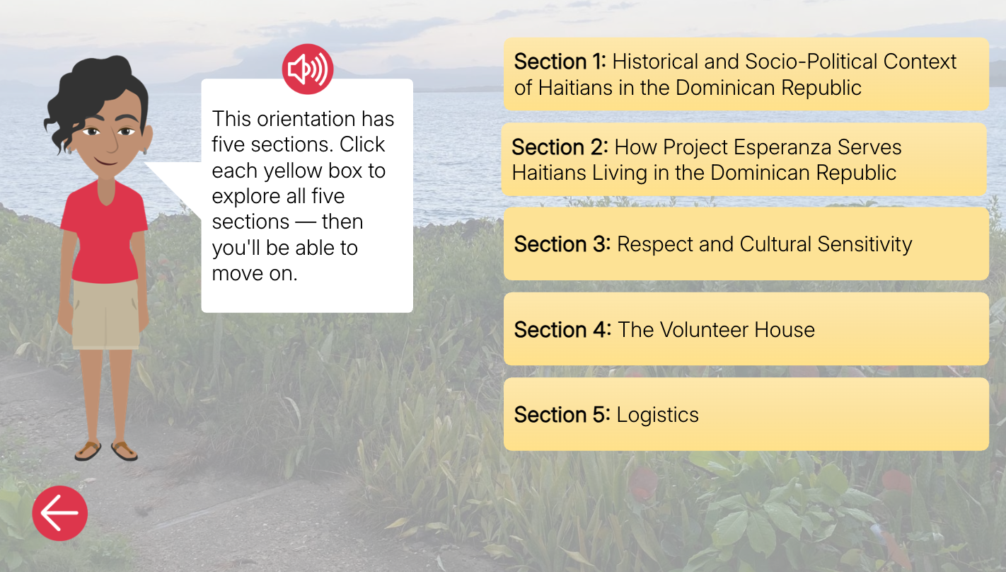 Storyline sections